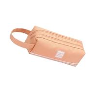 Uqezagpa Estuche multiusos para bolígrafos con dos compartimentos grandes, gran capacidad, bolsas de viaje para lápices, para mujeres, niñas, estudiantes, adultos, con doble cremallera, c