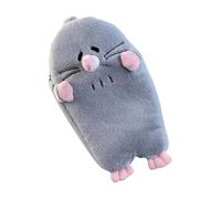 Uqezagpa Estuche para lápices de dibujos animados de gran capacidad, bolsa de peluche para lápices, bonita bolsa de animales, suministros escolares y de oficina, estuche de topo de dibujos animados