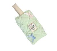 Uqezagpa Estuche para lápices, estuche para lápices, estuche de dibujos animados, bonito estuche para maquillaje, estuche estético para el regreso a clases, bonitos lazos de almacenamiento de dibujos