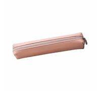 Uqezagpa Estuche pequeño de cuero ligero para bolígrafos, con cremallera, bolsas de maquillaje de viaje para estudiantes y mujeres adultas, color, Size Approx. 19x3.5x3.50cm/7.48x1.38x1.38in