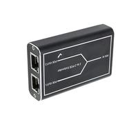 Uqezagpa Extensor de alcance de 100 m, repetidores Ethernet para exteriores, extensor Ethernet 45 para cámara, enchufes