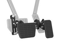 Uqezagpa Extensores de pedal de longitud y ángulos ajustables para conductores cortos, para ir karts y montar en juguete, mejora la conducción, extensor de pedal antideslizante