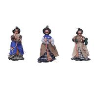 Uqezagpa Figura decorativa de bruja con ojos LED brillantes y sonido de terror para escaparate de tienda, decoración interior y exterior, decoración de bruja