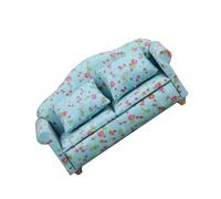 Uqezagpa Figura en miniatura para sillón, modelo de sillón a escala 1/12, muebles para sala de estar, dormitorio, proyecto de manualidades