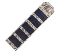 Uqezagpa Fuente de alimentación solar plegable compacta de 10 W, 12 W, 14 W, para equipo de fotografía al aire libre y teléfonos móviles, panel de cargadores solares ligero y plegable