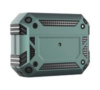 Uqezagpa Funda ergonómica para auriculares, protección antipolvo, táctiles suaves, botón seguro, mosquetón para tercera antiarañazos, a prueba de golpes, para funda