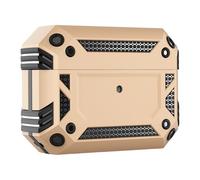 Uqezagpa Funda ergonómica para auriculares, protección antipolvo, táctiles suaves, botón seguro, mosquetón para tercera antiarañazos, a prueba de golpes, para funda