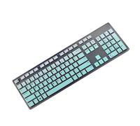 Uqezagpa Fundas impermeables para teclados, película protectora de silicona para portátil KB216 KM636 3277 cubiertas antipolvo