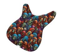 Uqezagpa Fundas para guitarra, fundas para guitarra, fundas protectoras para guitarra eléctrica, momia, Size approx.43.5x42.5cm/17.12x16.73in