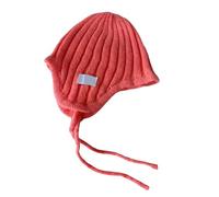 Uqezagpa Gorro acanalado de hilo suave con amplia cobertura de orejas y cinturones elegantes para otoño e invierno, elegante sombrero de lana para mujer, B, Talla única
