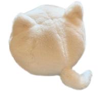 Uqezagpa Gorro de forro polar transpirable con temática de gatos, adecuado para esquí, días de nieve, fotos de padres e hijos, gorro de punto suave con orejas de gatito, blanco, Talla única