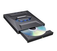 Uqezagpa Grabador y lector de DVD externo USB 3.0 y reproductor de DVD tipo C, unidades ópticas para portátiles y lector de escritorio Bluray