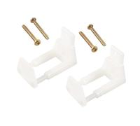 Uqezagpa Guía de puerta corredera resistente a la corrosión que proporciona una instalación estable y fácil para campistas, accesorios deslizantes de coche