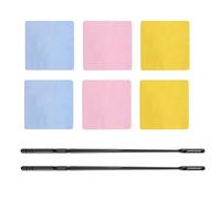 Uqezagpa Herramienta de flauta larga con varilla y almohadillas de microfibra multiusos adecuadas para instrumentos profesionales