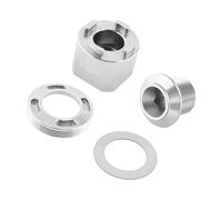 Uqezagpa Herramienta de instalación de cubierta de brazo de manivela de aleación de aluminio, herramienta de instalación de precisión para reparación de ciclo, llave de brazo de manivela, extractor de