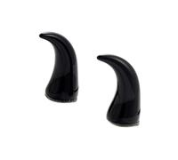 Uqezagpa Hornos de resina antideslizante con cuernos de diablo que se adapta a cuernos únicos para niños activos, maquillaje, juegos, bordes redondos, accesorios de disfraz