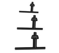 Uqezagpa Juego de 3 llaves de acero al carbono, herramientas de mano eléctricas, portabrocas de mano para apretar para una broca fácil y segura