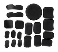 Uqezagpa Juego de almohadillas de espuma de repuesto para casco de motocicleta, 19 piezas para revestimientos, almohadillas protectoras interiores, almohadillas de repuesto para casco de motocicleta