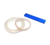 Uqezagpa Juego de bloques de empalme de cinta de 1/4 de 10 pulgadas y kits de carrete abierto líderes de bloques de metal para grabadoras