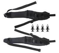Uqezagpa Juego de correas de hombro izquierdo y derecho compatible con arnés de soplador de mochila P021046661 P021046660 PB-770