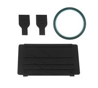 Uqezagpa Juego de empalme de cinta de casetes de apertura de 1/4 y 10 pulgadas, kit abierto de bloque de empalme de cinta de 1/4 1/2 para casetes de apertura