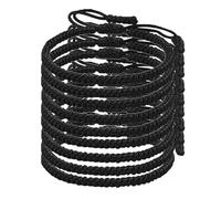 Uqezagpa Juego de pulseras ajustables hechas a mano con cuerda tejida a mano, pulseras tejidas con tamaño ajustable, Length 1728cm, Cordón, berilo