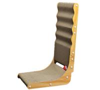 Uqezagpa Juguete para gatos, circuito de pista en forma de L, divertido disuasorio de arañazos, ejercicio, flexibilidad, sensibilidad, interior para mascotas