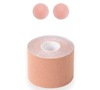 Uqezagpa Kit de cinta Boobytapes para levantamiento de pechos para sujetadores grandes con pétalos y cubierta para levantamiento de pechos, Levanta y da volumen a la piel, 5cm