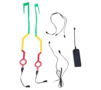 Uqezagpa Kit de luces LED para casco de motocicleta, 3 modos, tiras para motocicleta