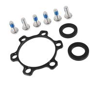 Uqezagpa Kits de adaptadores de conversión de buje de bicicleta de aleaciones de aluminio, ejes pasantes, juntas de reacondicionamiento de bicicletas, adaptadores de bujes de refuerzo, arandelas