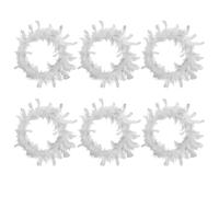 Uqezagpa Llamativas diademas de flores LED para festivales, corona de pelo con múltiples modos de parpadeo para la familia