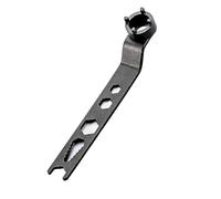 Uqezagpa Llave de amoladora en ángulo multifunción de cuatro garras 6 en 1, llave ajustable de 100 tipos para amoladora angular, accesorios de renovación del hogar