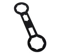 Uqezagpa Llave de doble cámara para horquilla de motocicleta de 49 mm, 50 mm, 46 mm, 8 puntos, tapas de horquilla MX de alta durabilidad