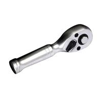 Uqezagpa Llave de trinquete ergonómica de mango corto de 72 dientes para mecánicos profesionales, control de alto par de torsión, durabilidad, agarre antideslizante, llave de control preciso de par