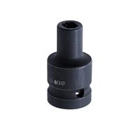 Uqezagpa Llaves de boquilla M6-24, adaptadores de enchufe de máquina hexagonal, cuadrados, portabrocas roscado de tornillo