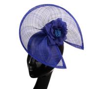 Uqezagpa Lujosa diadema de malla con flores, sombrero superior, diademas para cosplay, decoraciones para el cabello, añade sofisticación a cualquier atuendo de baile de graduación