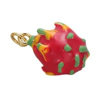 Uqezagpa Lujoso colgante de metal con temática de frutas, accesorio de moda único para hacer joyas personalizadas, adornos de celebración festiva, talla única, como se describe, como se describe