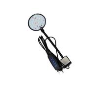 Uqezagpa Luz de clip para peceras para principiantes, iluminación USB con operaciones silenciosas y montaje flexible, luz de acuario de escritorio con abrazaderas
