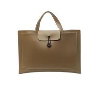 Uqezagpa Maletines para ordenador portátil, bolsa de cuero para mensajero, bolsas de negocios, funda de transporte para hombres y mujeres, maletines de cuero para ordenadores portátiles, Green, One