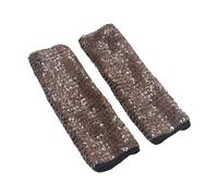 Uqezagpa Mangas de brazo brillantes con lentejuelas brillantes para festivales, para varios eventos y fiestas, actuaciones escénicas, Estampado De Leopardo, Talla única