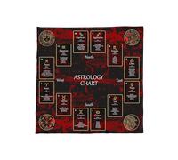 Uqezagpa Mantel con patrón de constelaciones de astrología, mantel cuadrado de adivinaciones, mesa de cartas de brujería, cubierta de constelaciones, patrón de tarots, mantel espiritual