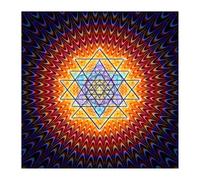 Uqezagpa Mantel de tarot con símbolo misterioso, tarjeta de adivinaciones, tapiz de astrología, brujería, decoración de pared, símbolo misterioso, mantel de tarot, mantel espiritual