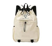 Uqezagpa Mochila impermeable con cordón, mochila deportiva para gimnasio, con correa para esterilla de yoga, mochila para laptop, mochilas para mujeres y hombres, mochila de raqueta de tenis