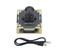 Uqezagpa Módulo de cámara USB de enfoque manual de 12 megapíxeles, cámara web USB para sistemas integrados, equipo portátil, 4p enchufes de 2.0 mm