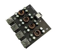 Uqezagpa Módulo de carga rápida de 4 puertos compatible con múltiples protocolos de teléfono, USB tipo C, carga rápida para teléfonos inteligentes y tabletas, multiprotocolo
