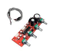 Uqezagpa Módulo de control de sonido preamplificador de graves agudos para mejorar la escucha en el ajuste de sonido de gama alta
