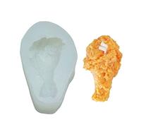 Uqezagpa Moldes de jabón para mousse frito con forma de pata de pollo para hacer jabones, moldes de silicona para mousse