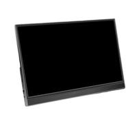 Uqezagpa Monitor externo portátil de 14 pulgadas, panel IPS HDR, diseño de metal ligero, compatibilidad Plug Play con portátiles, smartphones, consolas de juegos, alimentación USB C, pantalla portátil
