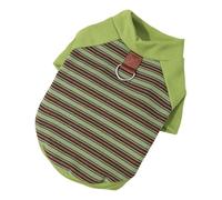 Uqezagpa Mono para perro, camiseta a rayas para perros grandes, ropa básica de invierno, camiseta para interiores y exteriores, ropa suave y cómoda, suéter para acampar para mascotas a rayas, tamaño