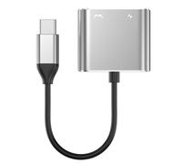 Uqezagpa MultiPlatform - Gafas USB C y adaptador de carga para Air/2 gafas, transferencia de datos, fácil de llevar, carcasa de metal AR